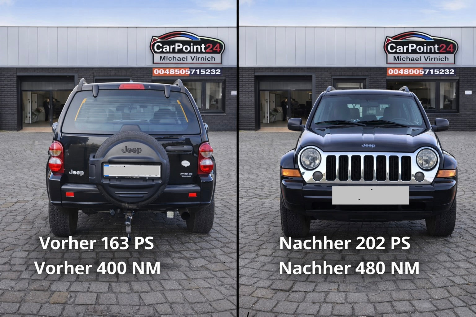 Chiptuning + Getriebe Optimierung Jeep CHEROKKE