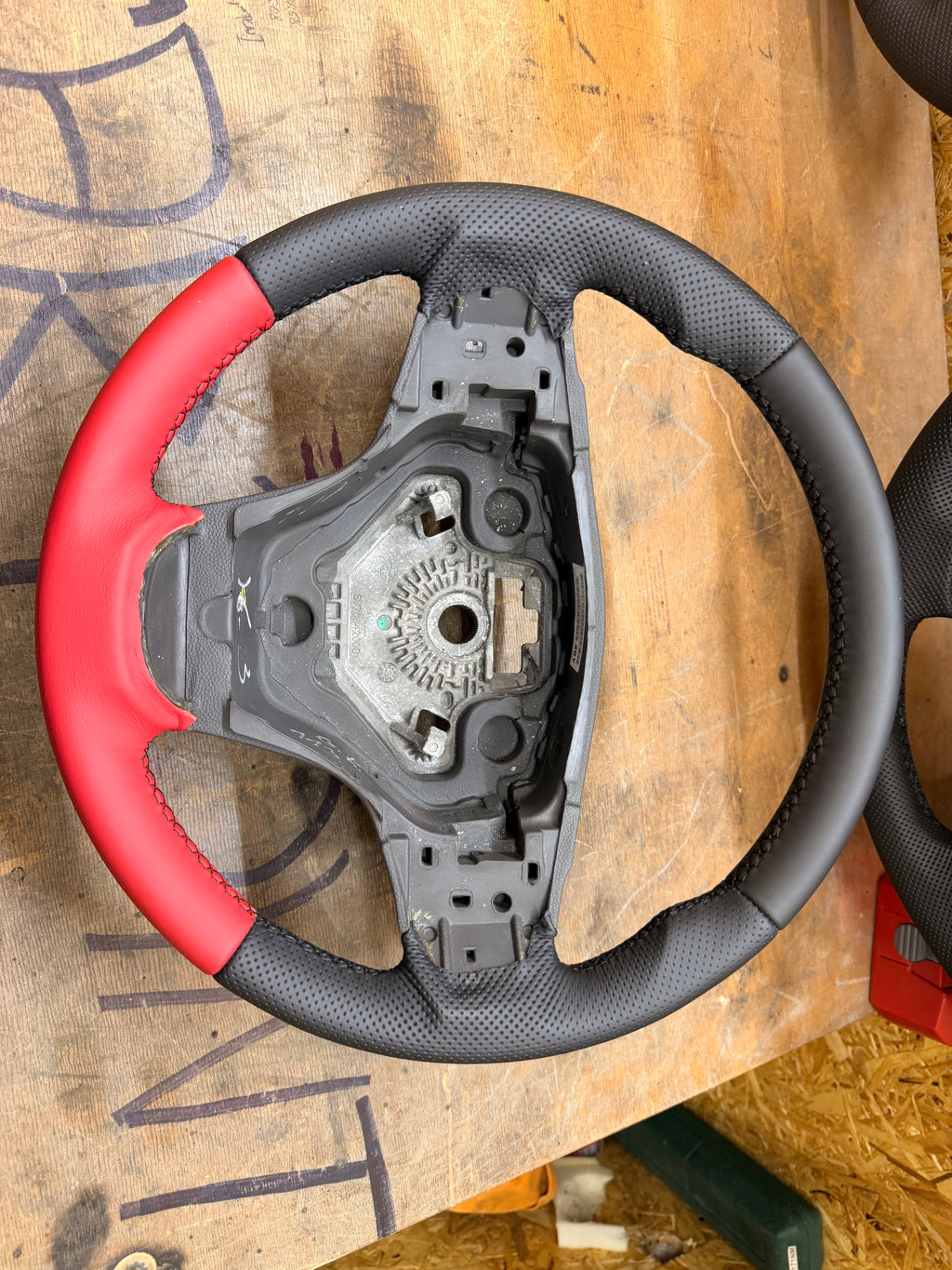 Leder Lenkrad für Opel Corsa D