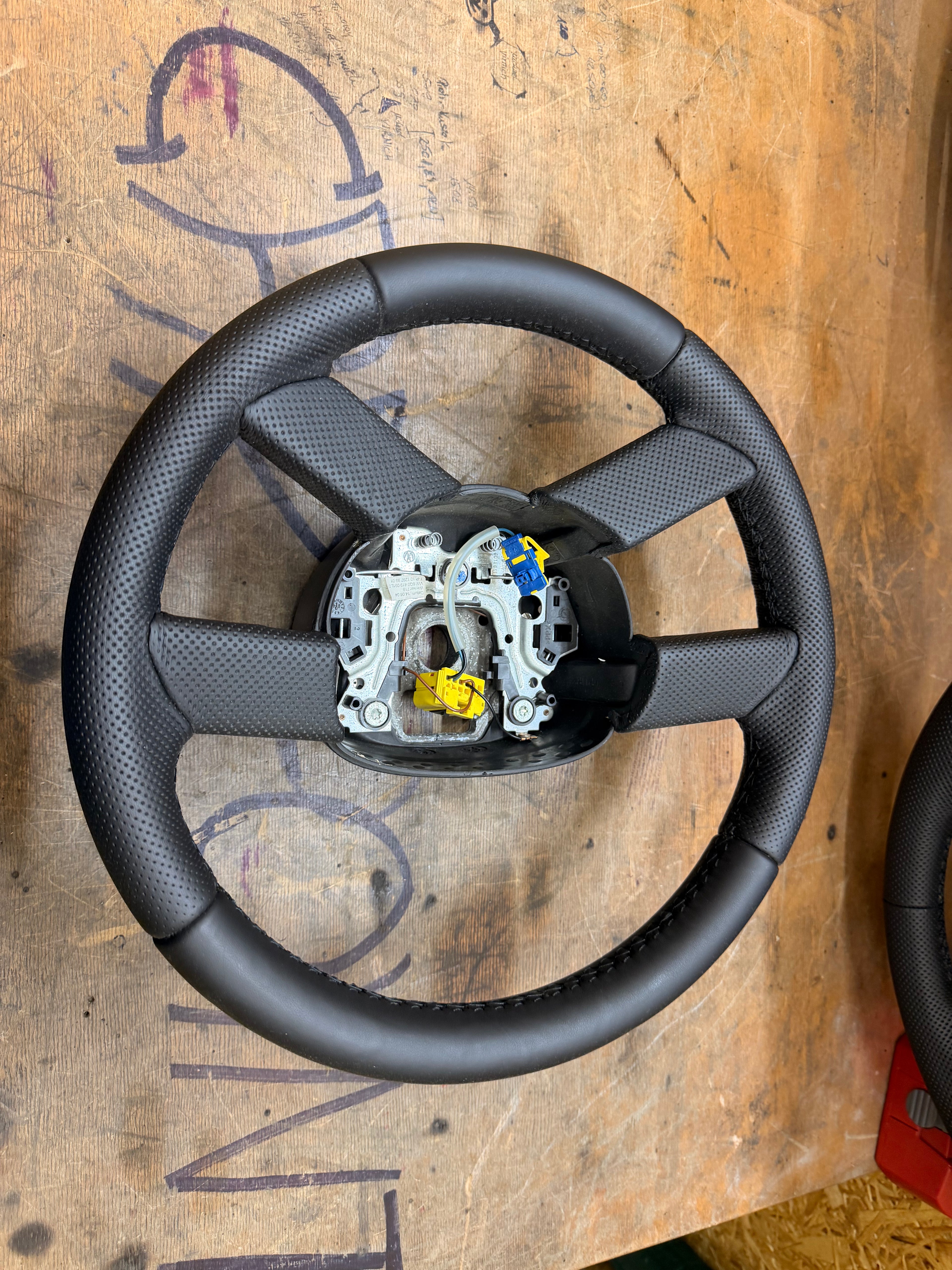 Leder Lenkrad Volkswagen Polo 9N