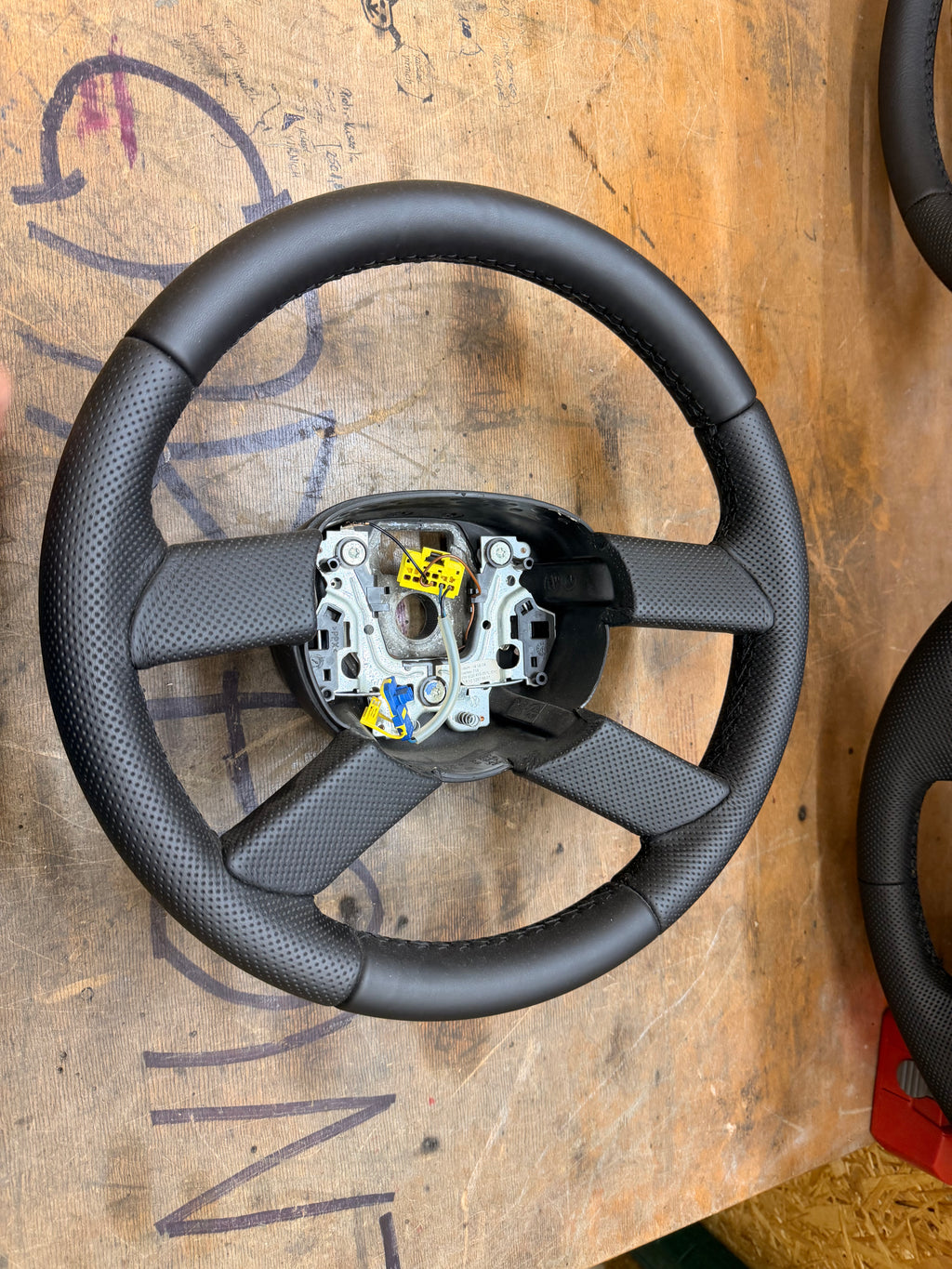 Leder Lenkrad Volkswagen Polo 9N