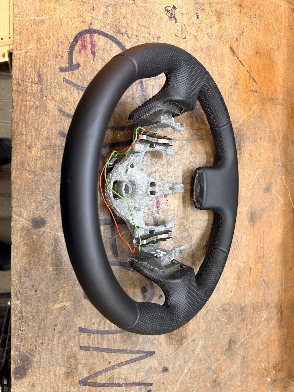Leder Lenkrad Renault Scenic 1,9