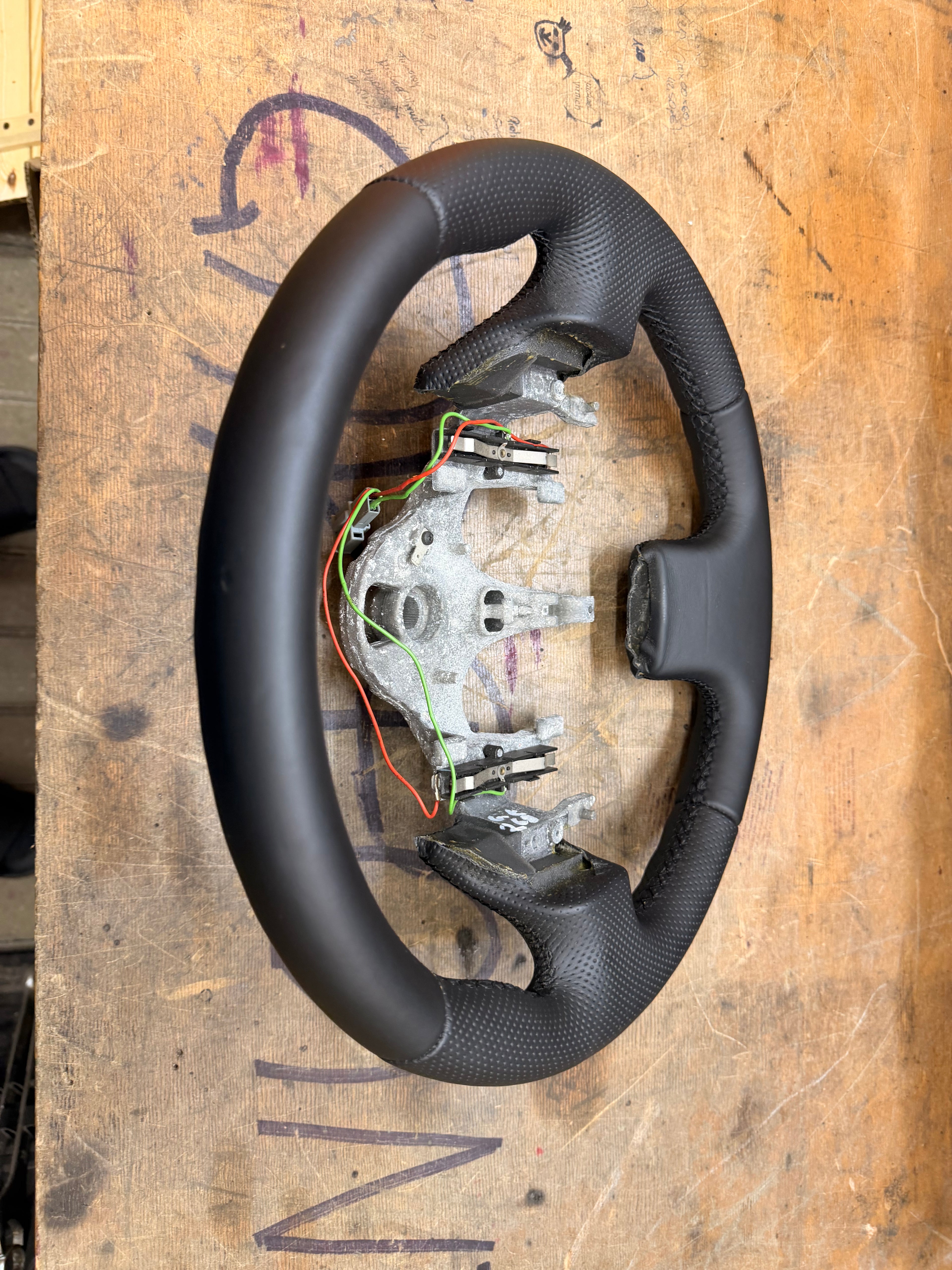 Leder Lenkrad Renault Scenic 1,9