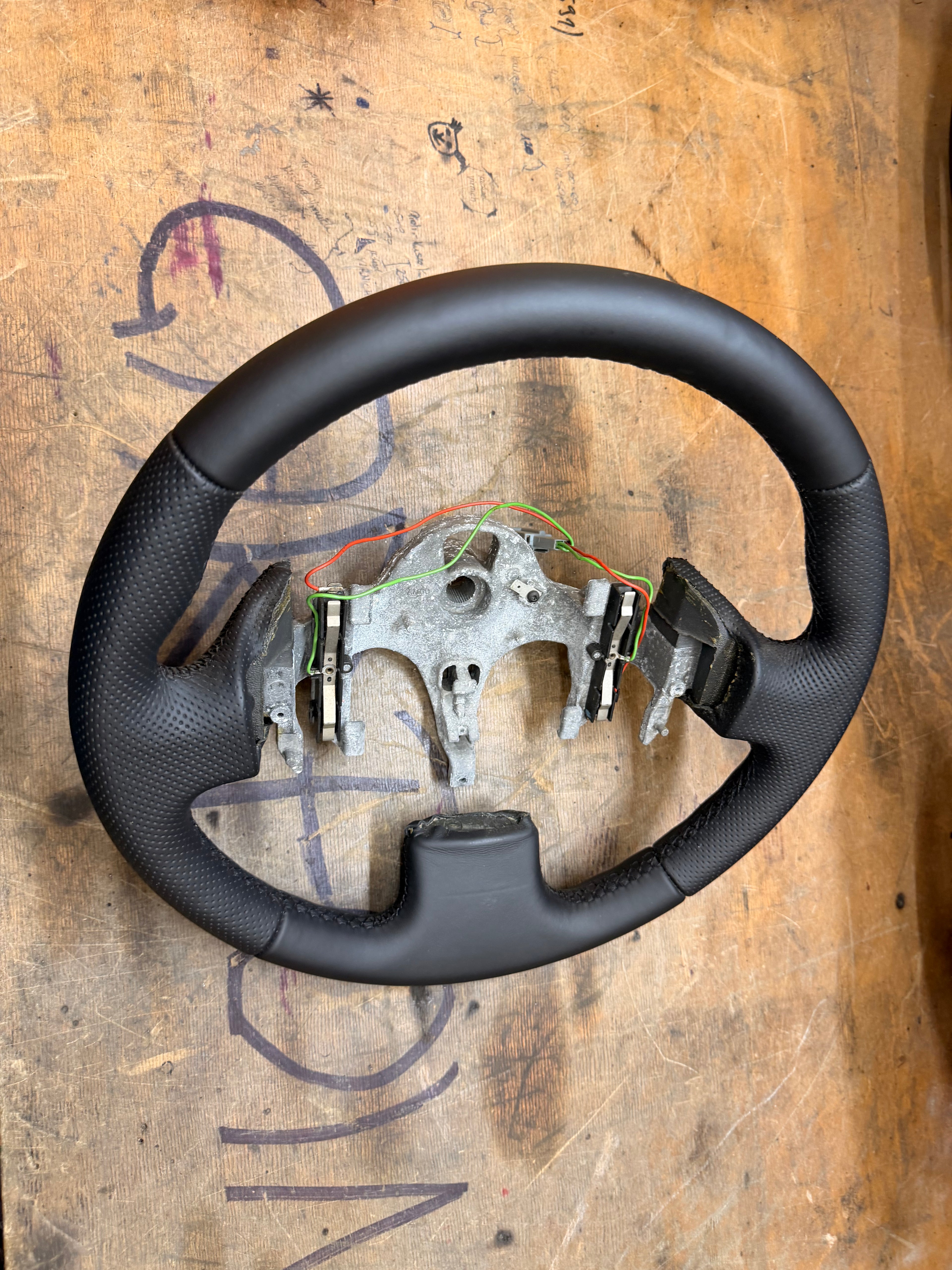 Leder Lenkrad Renault Scenic 1,9